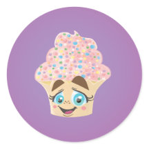 Stickers Confetti Cupcake