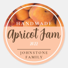 Stickers Confiture Apricot Maison