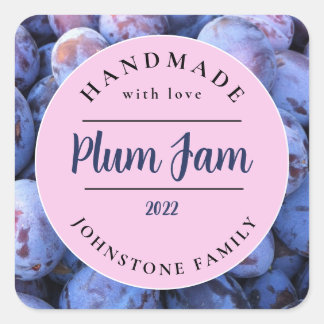 Stickers Confiture de Plum faits maison