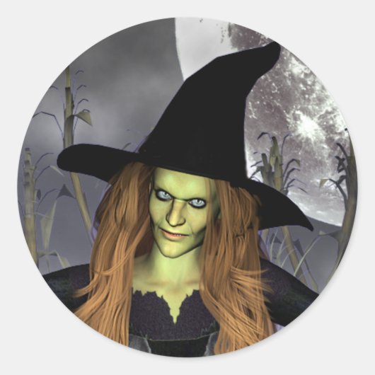 Stickers Conjuration Classique Sorcière (Devant)