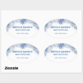 Stickers Contemporains Bleus (Feuille)