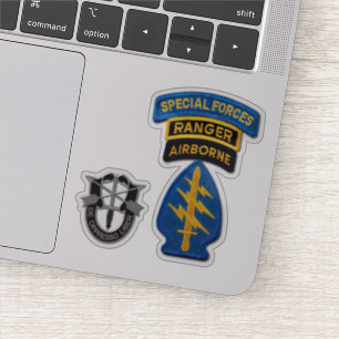 Stickers Contour Berets verts des forces spéciales
