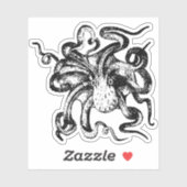 Stickers Contour Octopus (Feuille)