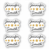 Stickers Contour Personnalisé (Devant)