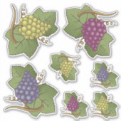 Stickers Contour Set Icon Graphe (Devant)
