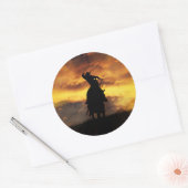 Stickers cool Cowboy Roping (Enveloppe)