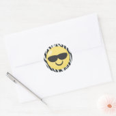 Stickers Cool d'impression Zebra Emoji (Enveloppe)