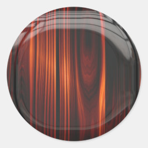 Stickers cool en bois verni brillant