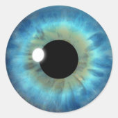 Stickers Cool Eyeball Blue Eye Iris (Devant)