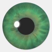 Stickers Cool Eyeball Green Eye Iris (Devant)