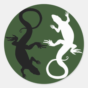 Stickers Cool Retro Reptile Art Stickers