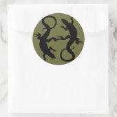 Stickers Cool Retro Reptile Art Stickers (Sac)