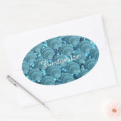 Stickers Coquillage turquoise (Enveloppe)