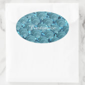 Stickers Coquillage turquoise (Sac)