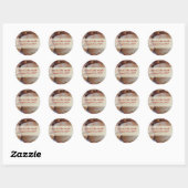Stickers Coquillages multicolores Mariage Plage (Feuille)