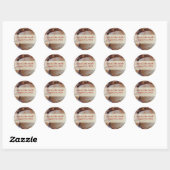 Stickers Coquillages multicolores Mariage Plage (Feuille)
