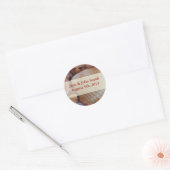 Stickers Coquillages multicolores Mariage Plage (Enveloppe)