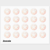 Stickers corail et poisson-étoiles blanc (Feuille)