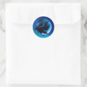Stickers Corbeau et Lune (Sac)