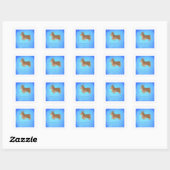 Stickers Corgi "Small Steps Forward" (Feuille)