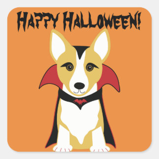 Stickers Corgi Vampire