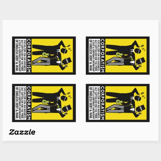 Stickers corporatisme (Feuille)
