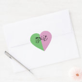 Stickers Cosmo et Wanda Heart (Enveloppe)