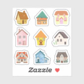 Stickers Cottage (Feuille)