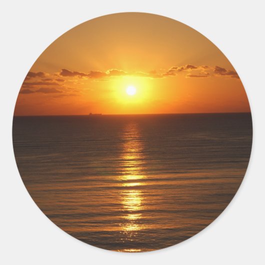 Stickers coucher de soleil (Devant)