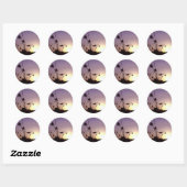 Stickers Coucher de soleil (Feuille)