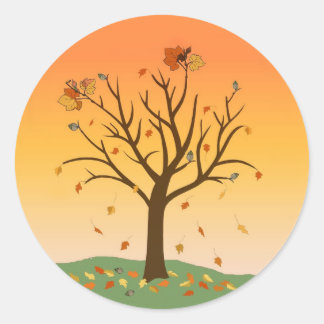 Stickers Coucher de soleil d'automne