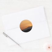 Stickers Coucher de soleil orange (Enveloppe)