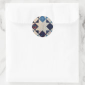 Stickers Couette Bleu et Blanc (Sac)