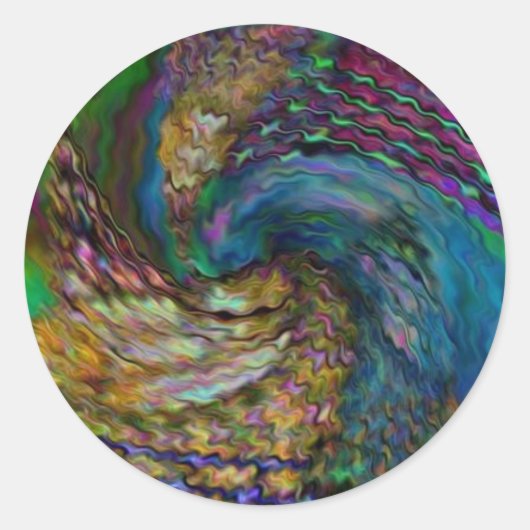 Stickers Couleur Courbe foncée (Devant)