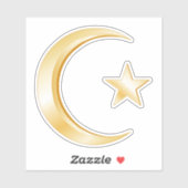 Stickers coupe personnalisée Islam (Feuille)