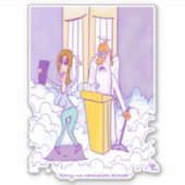 Stickers Coupe Personnalisée Narcissist (Devant)