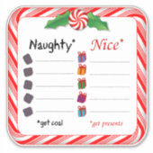 Stickers Coupe Personnalisée pour les Naughty ou N (Devant)
