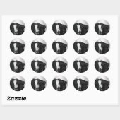 Stickers coupe-roses en Champagne Tuxedo Black (Feuille)