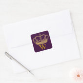 Stickers Couronne avec monogramme (Enveloppe)