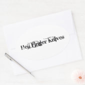 Stickers Couteaux de doigt d'enfer (Enveloppe)