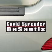 Stickers 'Covid Spreader Desantis' (En voiture)