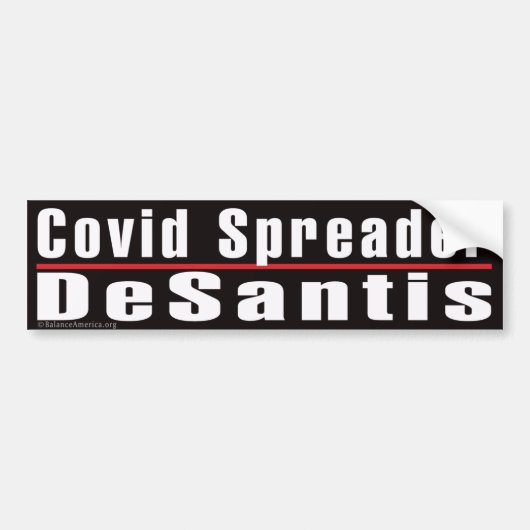 Stickers 'Covid Spreader Desantis' (Devant)