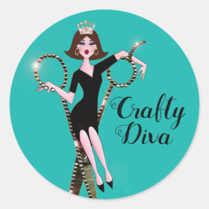 Stickers "Crafty Diva"