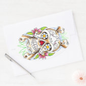 Stickers crâne à sucre (Enveloppe)