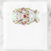 Stickers crâne à sucre (Sac)