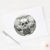 Stickers crâne ailé (Enveloppe)