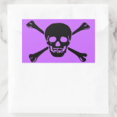 Stickers "Crâne et os croisés" (Sac)