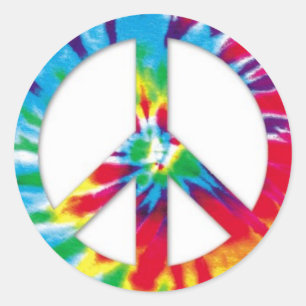 Stickers cravate-Dye Peace