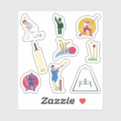 Stickers cricket (Feuille)