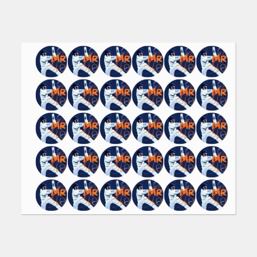 Stickers cricket 2024 (Feuille)